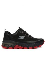 Skechers Trekkingi MAX PROTECT PROMOTE 237669/BKRD Czarny. Czarne buty zimowe męskie Skechers, ze skóry, bez zapięcia. Za 479.99 zł.