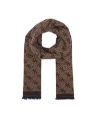 Guess Szalik AM9665 POL03 Brązowy. Brązowe rękawiczki damskie Guess, z aplikacjami, z poliesteru. Za 234.99 zł.