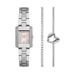 Zestaw zegarek i bransoletka Michael Kors. Szare zegarki damskie Michael Kors, srebrne. Za 1,679.00 zł.
