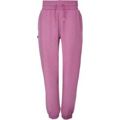 Spodnie dresowe Pink Ladies Ebdora M - miękkie i oddychające. Czerwone spodnie dresowe damskie ZULUPACK, bez wzorów, z bawełny, sportowe, długie, trekkingowe. Za 110.80 zł.