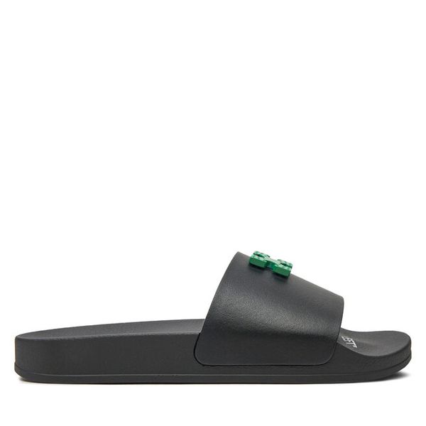Klapki Off-White. Czarne klapki męskie OFF-WHITE, bez wzorów, bez zapięcia. Za 849.99 zł.