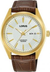 Zegarek męski Lorus RL490BX9 brązowy. Brązowe zegarki męskie Lorus, bez wzorów. Za 981.87 zł.