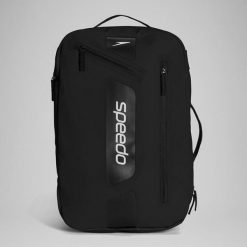 Plecak Speedo Flex 25L. Czarne plecaki męskie Speedo, bez wzorów, biznesowe. Za 273.90 zł.