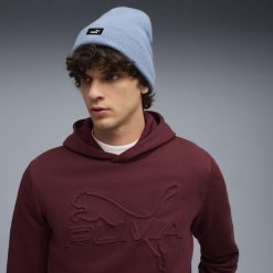 Czapka średniej głębokości Essentials PUMA Cool Blue. Niebieskie czapki damskie Puma, bez wzorów. Za 89.00 zł.