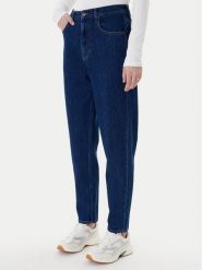 Tommy Jeans Jeansy DW0DW22446 Niebieski Mom Fit. Niebieskie jeansy damskie Tommy Jeans, bez wzorów, z bawełny. Za 409.99 zł.