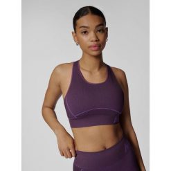 Biustonosz dla kobiet Hummel Te Christel. Czerwone bielizna sportowa damska Hummel, bez wzorów, z dzianiny. Za 145.00 zł.