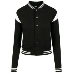 Kurtka damska teddy duże rozmiary miejska Classic inet college sweat. Białe kurtki sportowe damskie Urban Classics, xl, bez wzorów, z polaru, bez ramiączek, bez kaptura. Za 206.95 zł.