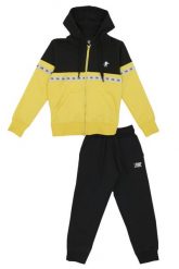 Bluza wygodna z kaptur na co dzień na siłownię. Żółte bluzy damskie LEONE 1947 APPAREL, xs, bez wzorów, z dresówki, bez ramiączek, bez kaptura. Za 84.16 zł.