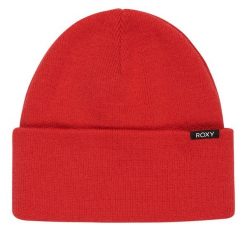 Czapka Roxy. Czerwone czapki damskie Roxy, na zimę, bez wzorów. Za 59.99 zł.