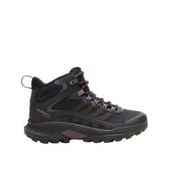 Buty trekkingowe Merrell Speed Strike 2 Mid GTX Czarny. Czarne obuwie trekkingowe damskie Merrell, z gumy, bez zapięcia. Za 603.95 zł.