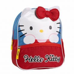 Plecak szkolny Hello Kitty Niebieski. Niebieskie plecaki męskie Hello Kitty, bez wzorów. Za 91.00 zł.