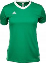 Adidas Koszulka damska adidas Entrada 22 Jersey zielona HI2124 S. Zielone bluzki damskie Adidas, s, bez wzorów, z jersey, bez kołnierzyka, bez ramiączek. Za 68.40 zł.