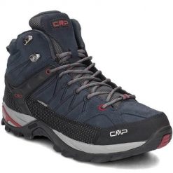 Buty do chodzenia męskie CMP 3Q1294762BN. Czarne buty zimowe męskie CMP, bez wzorów, z materiału, bez obcasa, bez zapięcia. Za 399.99 zł.