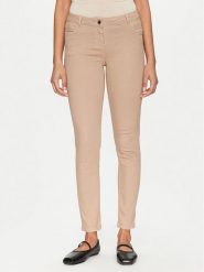 Morgan Jeansy 211-PETRA1 Brązowy Skinny Fit. Brązowe jeansy damskie Morgan, bez wzorów, z bawełny. Za 219.99 zł.