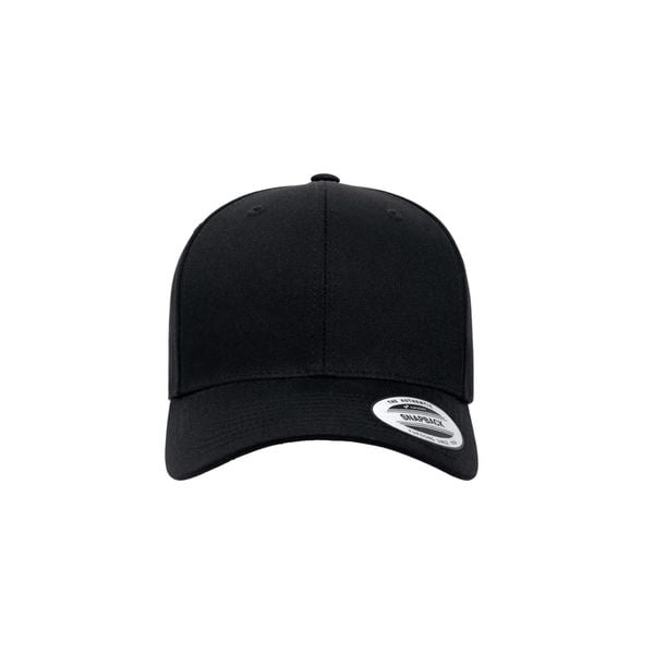 Bawełniana czapka Flexfit Retro. Czarne czapki damskie FLEXFIT, bez wzorów, z bawełny, klasyczne. Za 117.00 zł.