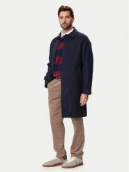 Polo Ralph Lauren Płaszcz wełniany 710B15989001 Granatowy Regular Fit. Niebieskie płaszcze męskie Polo Ralph Lauren, na zimę, l, bez wzorów, z wełny, bez kołnierzyka, bez kaptura. Za 4,399.00 zł.