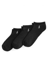 Polo Ralph Lauren Skarpety krótkie 455972885001 Czarny. Czarne skarpety męskie Polo Ralph Lauren, bez wzorów, z bawełny. Za 119.99 zł.