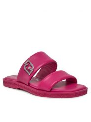 Liu Jo Klapki Iman 01 SA4113 P0062 Różowy. Czerwone klapki damskie Liu Jo, bez wzorów, ze skóry, bez obcasa, bez zapięcia. Za 499.99 zł.