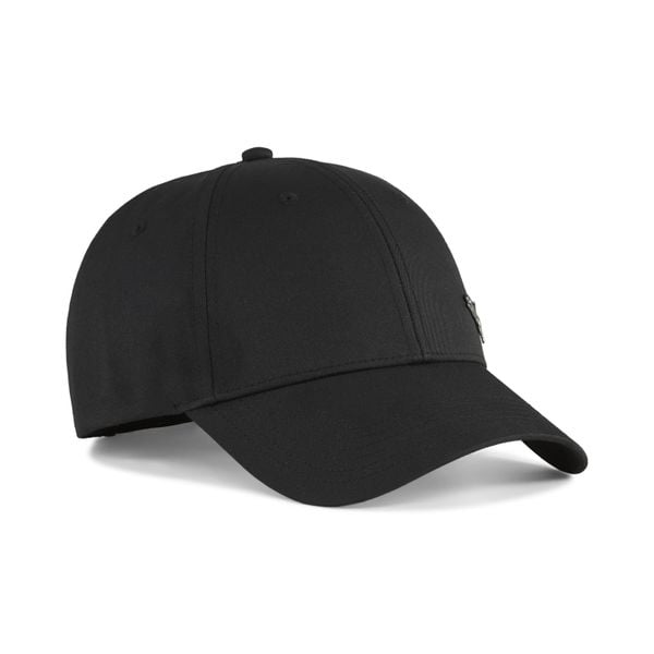 Czapka z daszkiem Puma. Czarne czapki damskie Puma, bez wzorów, z materiału, sportowe. Za 89.99 zł.