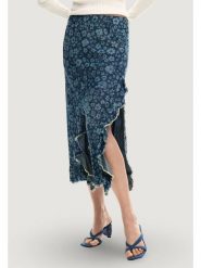 Desigual Spódnica jeansowa Anem 26SWFW04 Niebieski Regular Fit. Niebieskie spódnice damskie Desigual, m, bez wzorów, z jeansu. Za 509.99 zł.