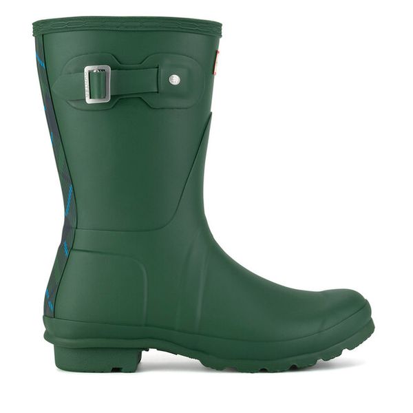 Kalosze Hunter. Zielone kalosze damskie Hunter, bez wzorów, bez zapięcia. Za 319.99 zł.