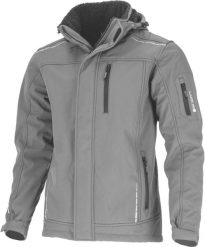 Kurtka softshell z kapt. ocieplana szara, "3xl", ce, lahti. Szare kurtki męskie Lahti Pro, m, bez wzorów, z softshellu, bez kaptura. Za 219.24 zł.