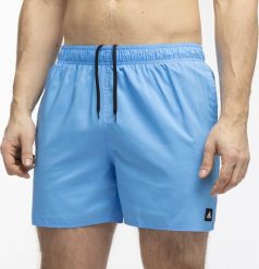 Adidas Spodenki szorty kąpielowe męskie adidas Solid CLX Short-Length błękitne IR6220 M. Niebieskie kąpielówki męskie Adidas, m, bez wzorów. Za 117.56 zł.