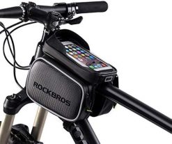 Torba na ramę rowerową z uchwytem ROCKBROS. Czarne torby na ramię męskie ROCKBROS, z materiału, na ramię, duże. Za 102.00 zł.