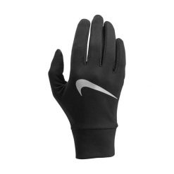 Lekkie Rękawiczki DriFIT Dla Kobiet. Czarne rękawiczki damskie Nike, bez wzorów. Za 208.99 zł.