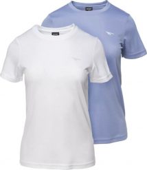 Hitec Damska Koszulka z krótkim rękawem LADY JODIN 2 PACK. Bluzki damskie HITEC, bez wzorów, bez kołnierzyka, bez ramiączek. Za 55.53 zł.