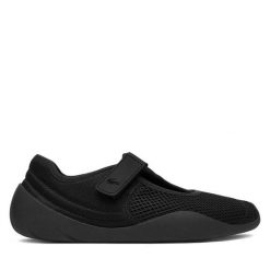 Baleriny Lacoste. Czarne balerinki damskie Lacoste, bez wzorów, bez obcasa, bez zapięcia. Za 506.99 zł.
