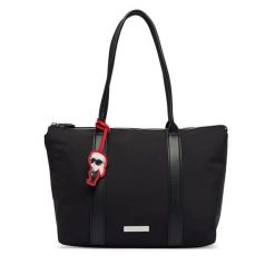 Torebka KARL LAGERFELD. Czarne shopperki damskie KARL LAGERFELD, bez wzorów, bez dodatków. Za 849.99 zł.