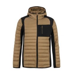 Kurtka puchowa Protest Letton Outerwear. Brązowe kurtki sportowe męskie Protest, na zimę, m, bez wzorów, z puchu, bez kaptura, narciarskie. Za 462.50 zł.