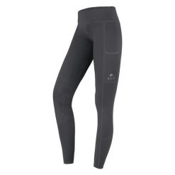 Damskie legginsy jeździeckie z pełną przyczepnością ELT Ella. Szare legginsy damskie ELT, bez wzorów, z elastanu. Za 310.50 zł.