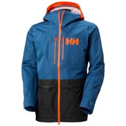 Kurtka narciarska Helly Hansen Elevation Infinity 3.0. Niebieskie kurtki sportowe męskie Helly Hansen, l, bez wzorów, z dzianiny, bez kaptura, narciarskie. Za 2,963.00 zł.