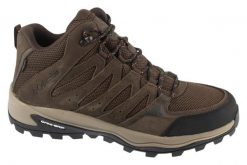 Buty trekkingowe męskie, Redmond IV Low WP. Brązowe trekkingi męskie Columbia, z materiału, przed kostkę, bez zapięcia. Za 399.99 zł.