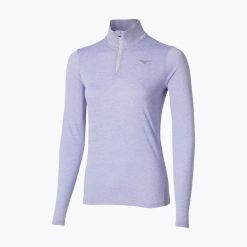 Bluza do biegania damska Mizuno Core Impulse Half Zip Tee. Niebieskie bluzy damskie Mizuno, xs, bez wzorów, z materiału, bez ramiączek, bez kaptura. Za 129.99 zł.