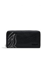 Desigual Portfel Fiona 24WAYP05 Czarny. Czarne portfele damskie Desigual, ze skóry. Za 189.99 zł.