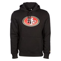 Bluza z kapturem San Francisco 49ers NFL. Czarne bluzy sportowe męskie New Era, m, bez wzorów, z kapturem. Za 294.50 zł.