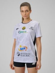 4F Koszulka meczowa replika domowa z sezonu 2025/26 uniseks 4F x Sokół & Hagric Mogilno - czarna M. Czarne t-shirty męskie 4F, m, bez wzorów, z materiału, bez kołnierzyka, bez ramiączek. Za 149.99 zł.