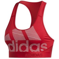 Biustonosz sportowy damski Adidas Drst Ask Bos. Czerwone bielizna sportowa damska Adidas, xs, bez wzorów. Za 81.00 zł.