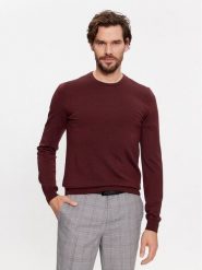 Hugo Sweter San Cedric-M1 50476832 Czerwony Regular Fit. Czerwone swetry męskie Hugo, m, bez wzorów, z wełny, bez kołnierzyka, bez ramiączek. Za 349.99 zł.