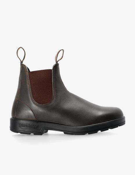 Blundstone Elastic Sided Boot 500-BROWN Brązowe 48. Brązowe obuwie sportowe damskie Blundstone, bez wzorów, bez zapięcia. Za 695.91 zł.