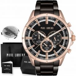 Zegarek męski Paul Lorens LUXURY-1A4 Z GRAWEREM. Zegarki męskie Paul Lorens, bez wzorów. Za 229.00 zł.