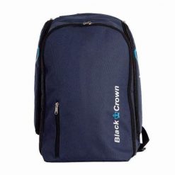 Czarny plecak Crown Focus w kolorze niebieskim. Czarne plecaki męskie BLACK CROWN, bez wzorów, z materiału, sportowe. Za 123.10 zł.