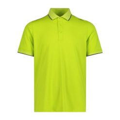 Koszulka polo z dżerseju CMP. Żółte koszulki sportowe męskie CMP, m, bez wzorów, z dżerseju, bez ramiączek. Za 250.00 zł.