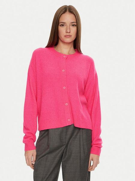 American Vintage Kardigan Damsville DAM19EH24 Różowy Loose Fit. Czerwone kardigany damskie American Vintage, s, bez wzorów, z syntetyku, vintage, bez kołnierzyka. Za 469.99 zł.