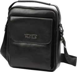 Torba męska na ramię NORTHAMPTON POLO CLUB PC3104 Czarna. Czarne torby na ramię męskie Northampton Polo Club, na ramię. Za 134.65 zł.