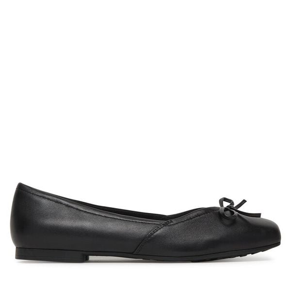 Baleriny Caprice. Czarne balerinki damskie Caprice, bez wzorów, bez obcasa, bez zapięcia. Za 234.99 zł.