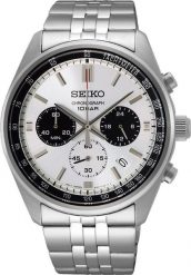 Zegarek Seiko Zegarek męski Seiko SSB425P1 srebrny. Szare zegarki męskie Seiko, bez wzorów, srebrne. Za 878.99 zł.